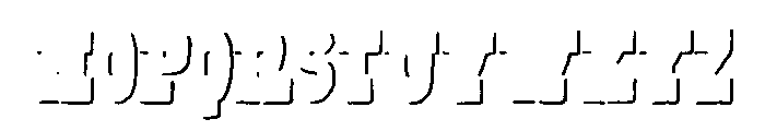 Old West Shadow Font LOWERCASE