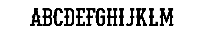 Old West Spaghetti Regular Font UPPERCASE