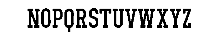 Old West Spaghetti Regular Font LOWERCASE