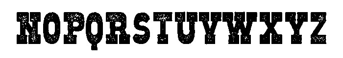Old West Vintage Font UPPERCASE