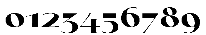 Olivette Bold Font OTHER CHARS
