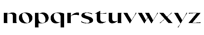 Olivette Demi Bold Font LOWERCASE