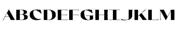 Olivette Extra Bold Font UPPERCASE