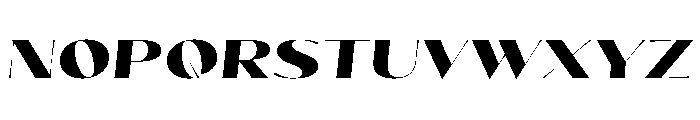 Olivette Heavy Italic Font UPPERCASE