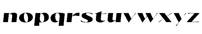 Olivette Heavy Italic Font LOWERCASE