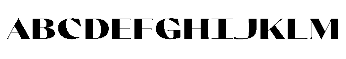 Olivette Heavy Font UPPERCASE