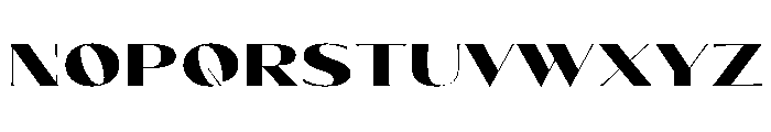 Olivette Heavy Font UPPERCASE