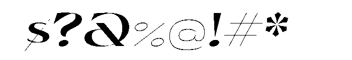 Olivette Regular Italic Font OTHER CHARS