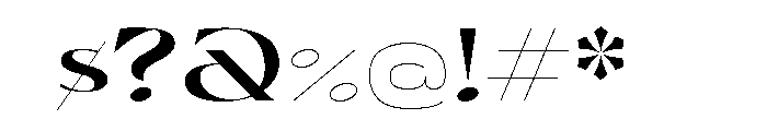Olivette Regular Font OTHER CHARS