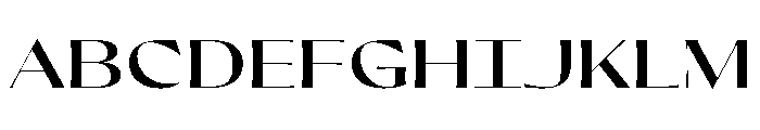 Olivette Regular Font UPPERCASE