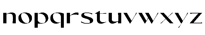 Olivette Regular Font LOWERCASE