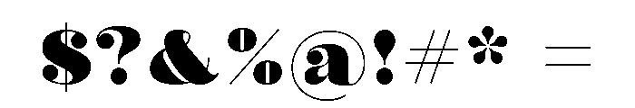 Olivia Regular Font OTHER CHARS