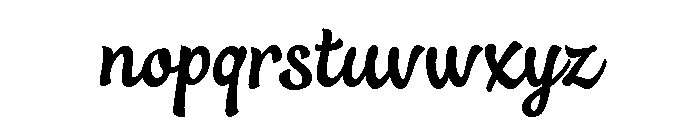 Ollie Regular Font LOWERCASE