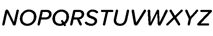 Omnes Variable Medium Italic Font UPPERCASE