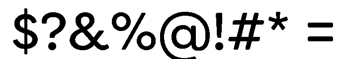 Omnes Variable Regular Font OTHER CHARS