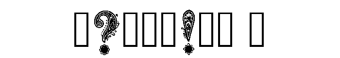 Omar Regular Font OTHER CHARS