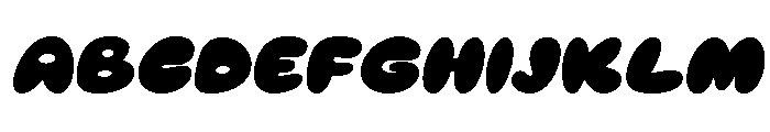 Omply Oblique Font UPPERCASE