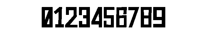 Omtre Block Font OTHER CHARS