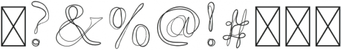 OM Garamond Line Art Regular otf (400) Font OTHER CHARS