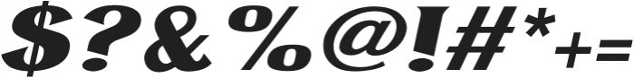 Omenica Medium Italic otf (500) Font OTHER CHARS