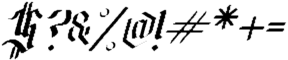 Omerta-Italic otf (400) Font OTHER CHARS