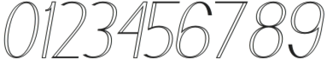Omerta Stripes Italic Regular otf (400) Font OTHER CHARS