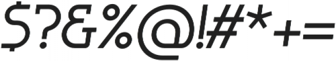 Omni Serif Medium Slanted otf (500) Font OTHER CHARS