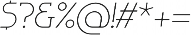 Omni Serif Thin Slanted otf (100) Font OTHER CHARS