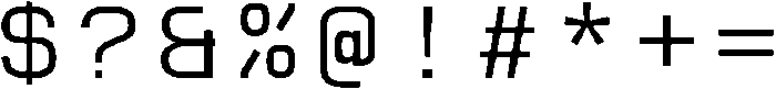 Omnigenus Light otf (300) Font OTHER CHARS