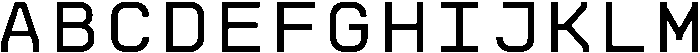 Omnigenus Medium otf (500) Font UPPERCASE