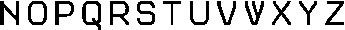 Omnigenus Medium otf (500) Font UPPERCASE