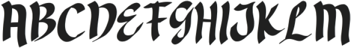 Omnivore-Regular otf (400) Font UPPERCASE