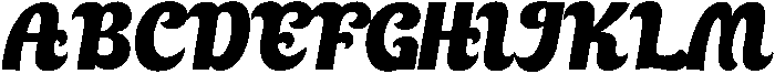 Omoito Decorative Playful Sans  Italic otf (400) Font UPPERCASE