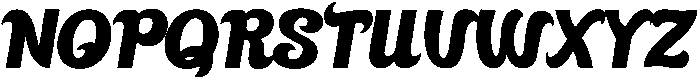 Omoito Decorative Playful Sans  Italic otf (400) Font UPPERCASE