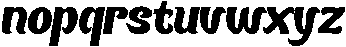 Omoito Decorative Playful Sans  Italic otf (400) Font LOWERCASE