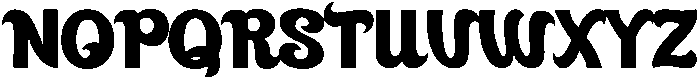 Omoito Decorative Playful Sans  Regular otf (400) Font UPPERCASE