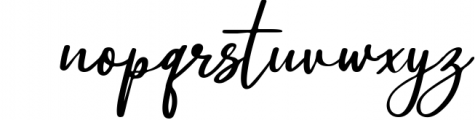 Omarta - Signature Font Font LOWERCASE