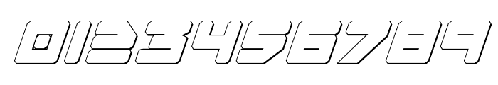 Omega-3 3D Italic Font OTHER CHARS