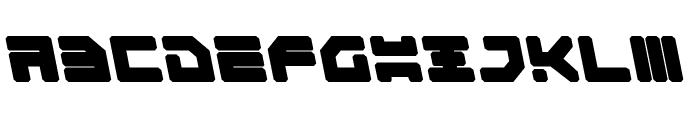 Omega-3 Leftalic Font LOWERCASE