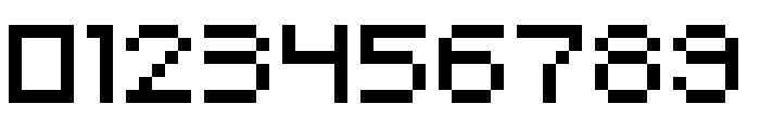 Omega Pixel Biform Regular Font OTHER CHARS