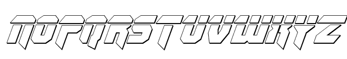 OmegaForce Bullet Italic Font UPPERCASE