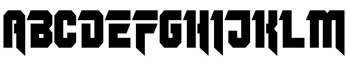 OmegaForce Condensed Font UPPERCASE
