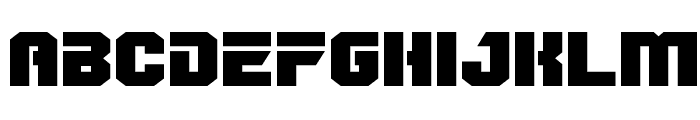 OmegaForce Expanded Font LOWERCASE