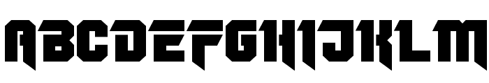 OmegaForce Regular Font UPPERCASE