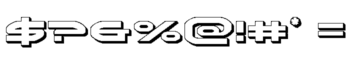 Omni Boy 3D Font OTHER CHARS