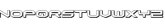 Omni Boy 3D Font UPPERCASE