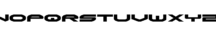 Omni Boy Expanded Font LOWERCASE