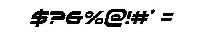 Omni Boy Extra-Condensed Ital Font OTHER CHARS