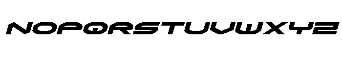 Omni Boy Italic Font LOWERCASE