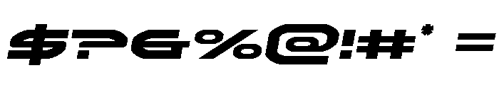 Omni Boy Semi-Italic Font OTHER CHARS